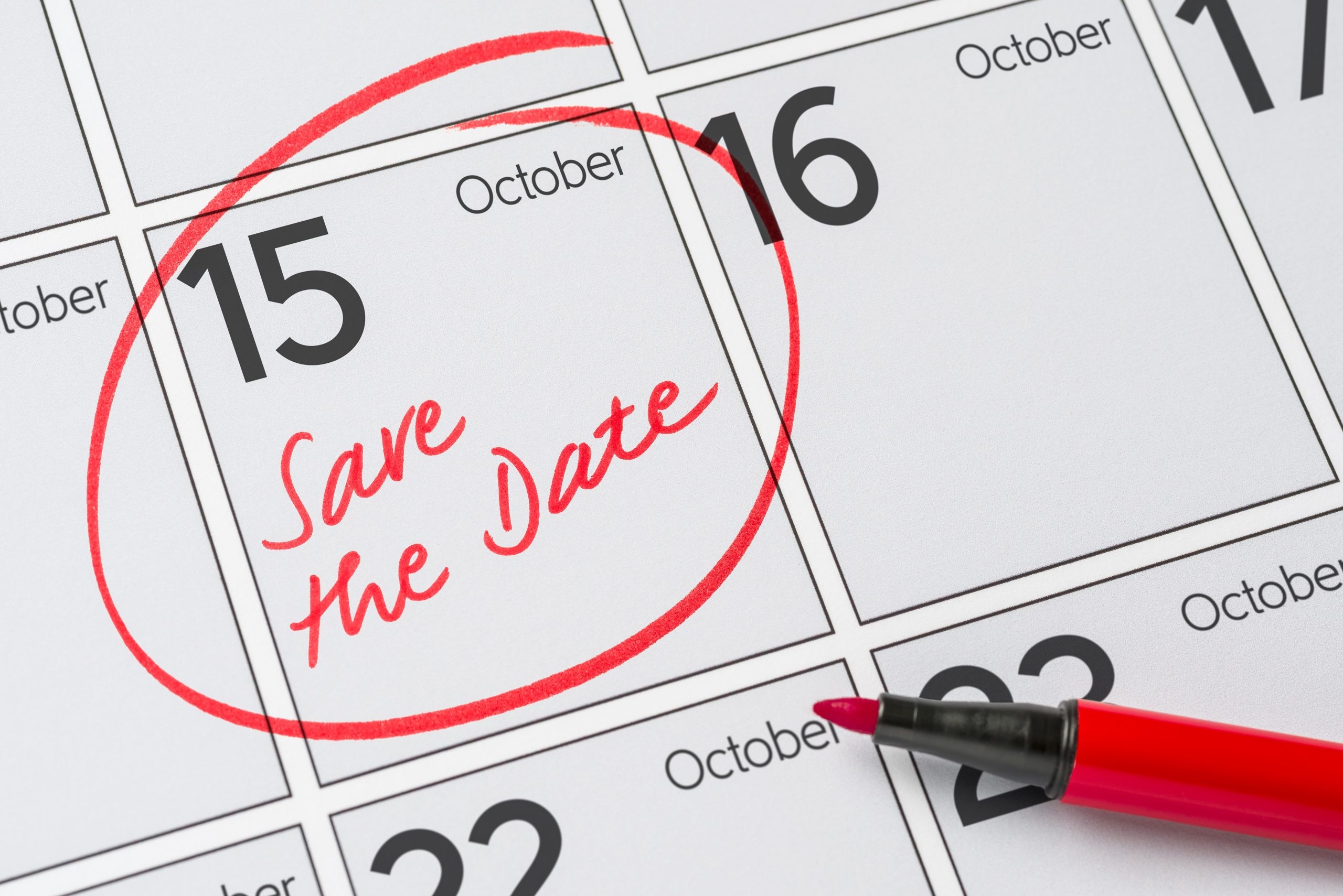 October 15 tax extension deadline circled on calendar to avoid IRS penalties